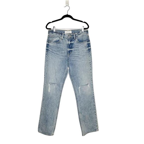 NEW Slvrlake Tyler Distressed Straight Leg Jeans Women's Size 28 - Picture 2 of 7